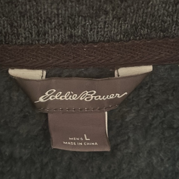 Eddie Bauer Fleece Top Sz L - Picture 8 of 9
